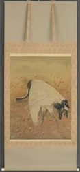 Ein Kranich, Meiji-Ära, spätes 19. Jahrhundert